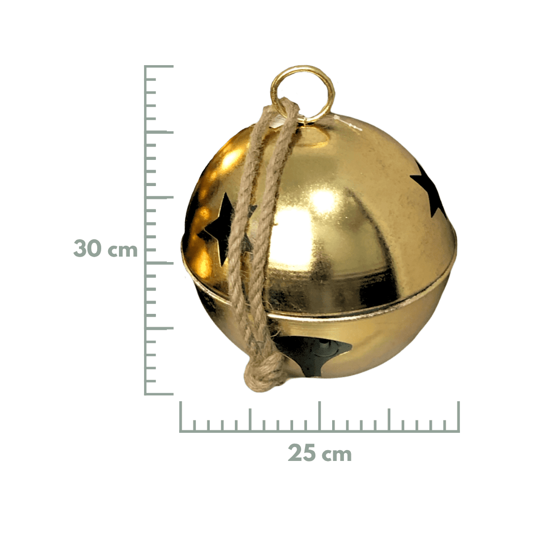 Cascabel metalico oro 15cm/25cm/30cm/45cm