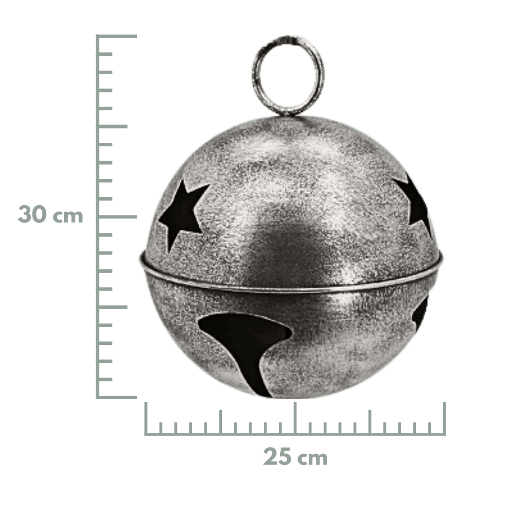 Cascabeles metalicos plata de 15/25/30/45 cm