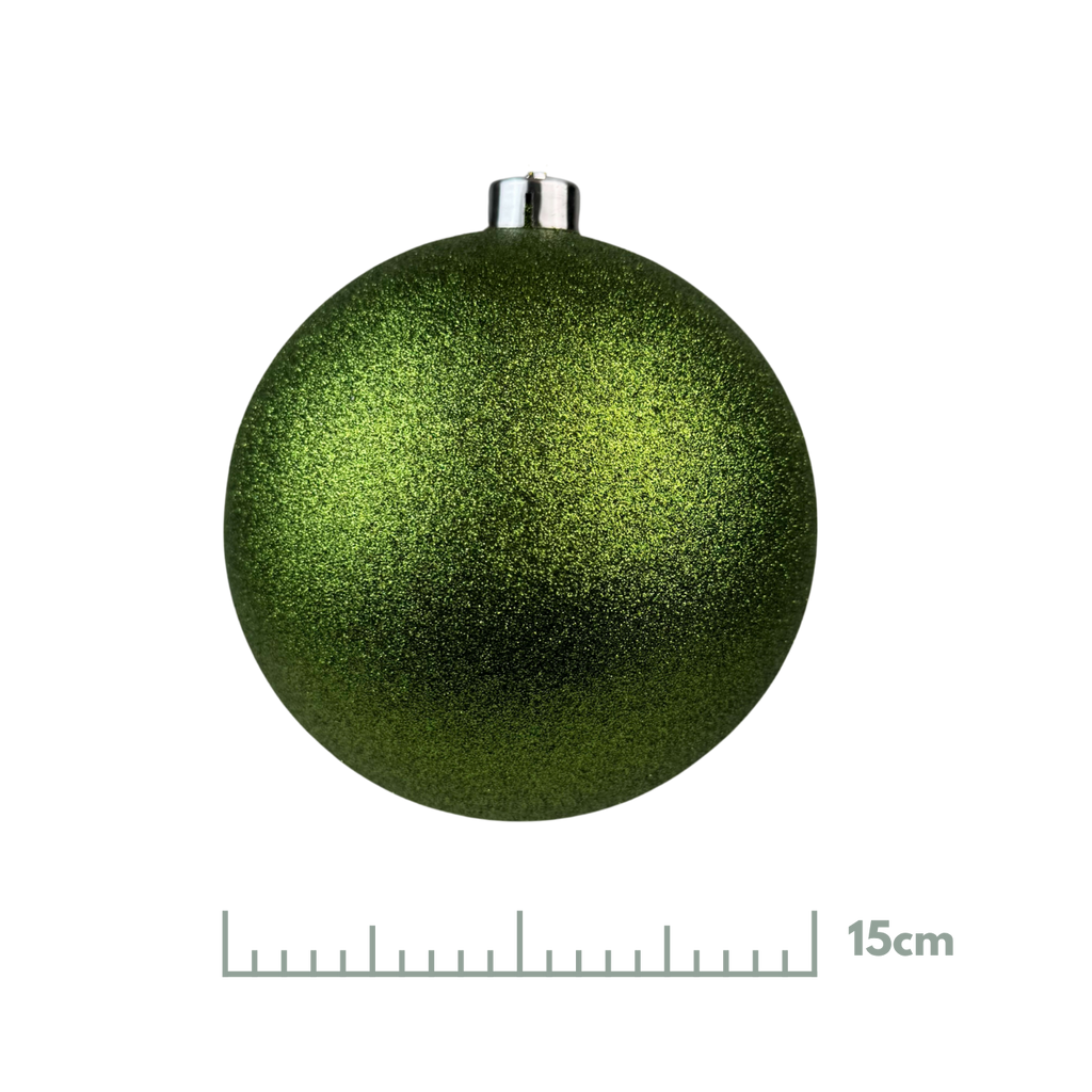 (BHK00226OL) Tubo de Esferas c/3 pz 15 cm Verde Olivo