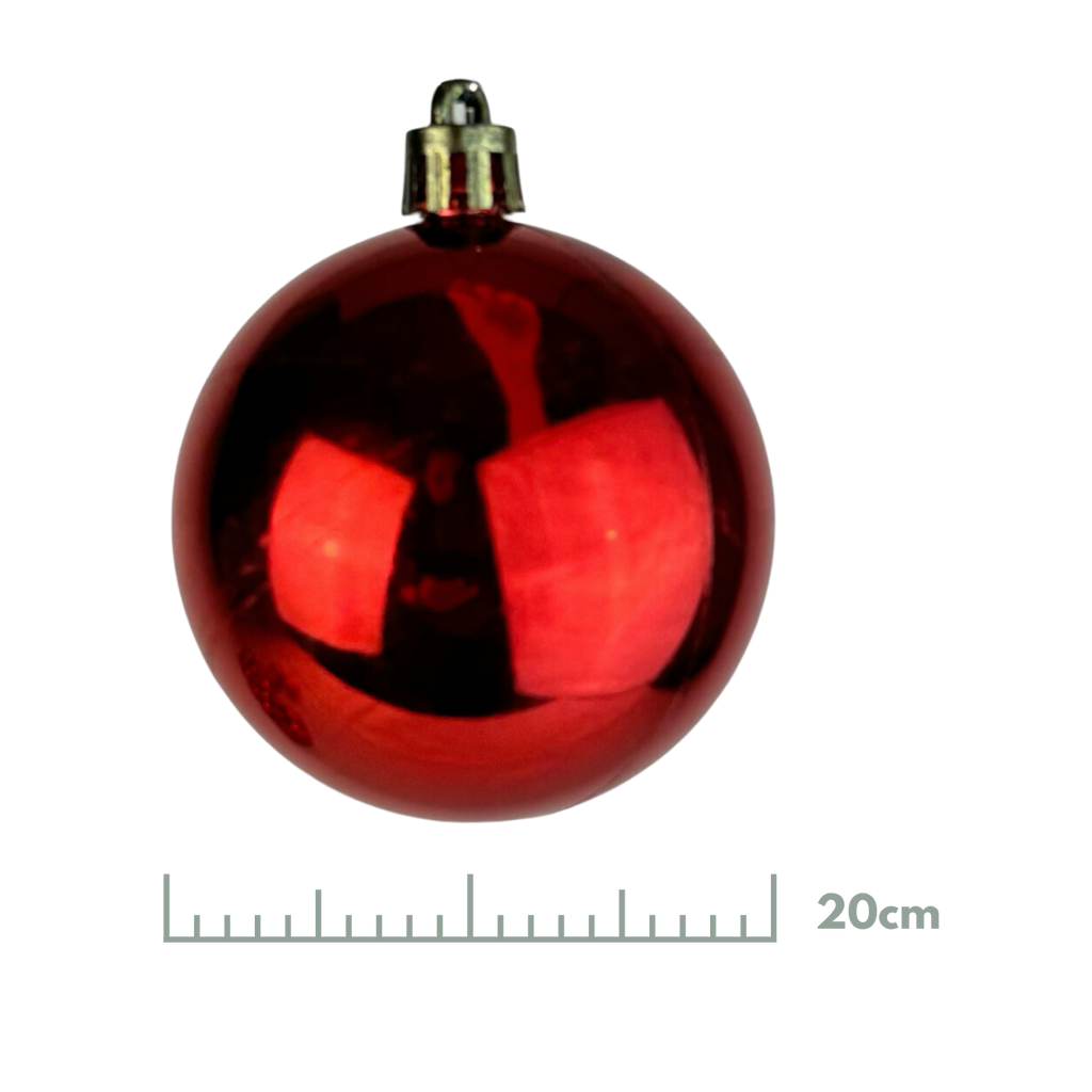 Esfera Metalica Roja, Medidas 15 cm/20 cm/25 cm/30 cm