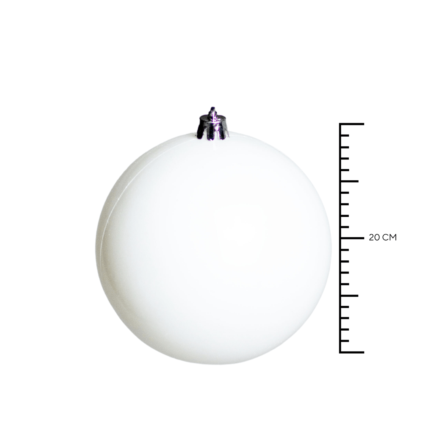 (BHK01069W) Esfera de 20 Cm Blanco