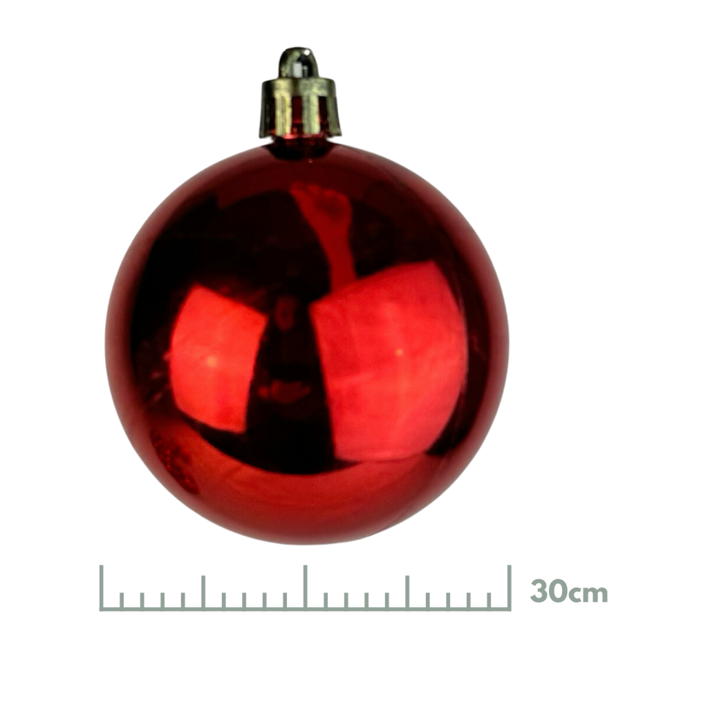 Esfera Metalica Roja, Medidas 15 cm/20 cm/25 cm/30 cm