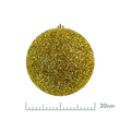 Esfera Tinsel Oro, Medidas 20 cm/25 cm