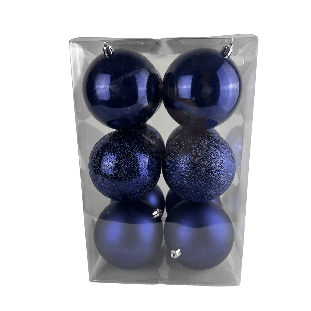 Paquete de Esferas Mixtas 10Cm 12Pz Azul