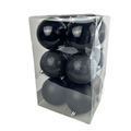 Paquete de Esferas Mixtas 10Cm 12Pz negro