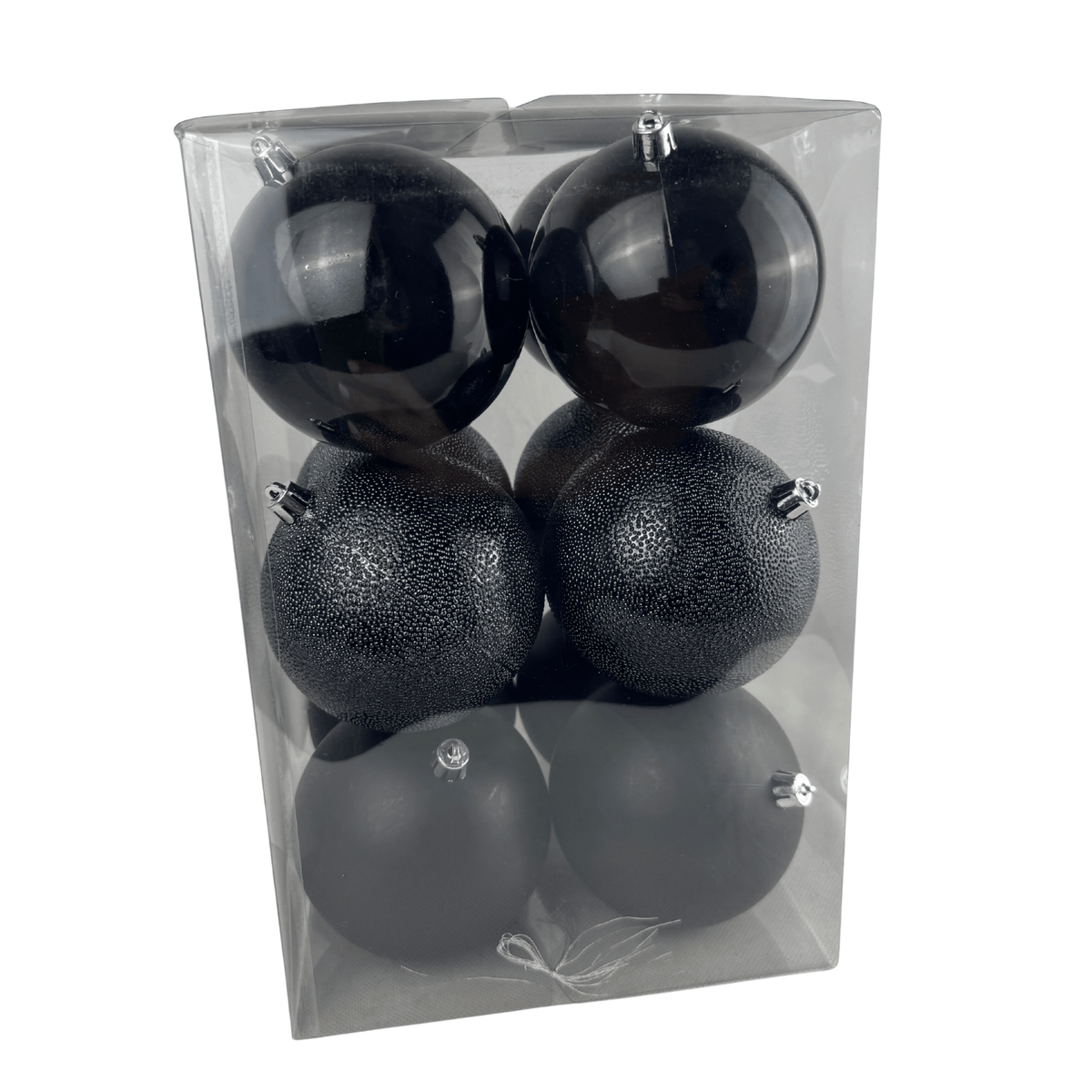 Paquete de Esferas Mixtas 10Cm 12Pz negro
