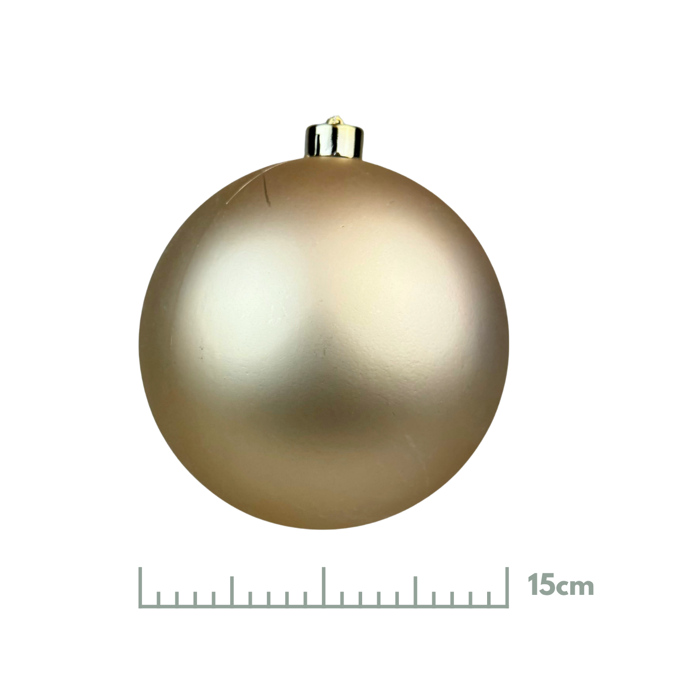 (BHK01262CH) ESFERA MATE 15CM CHAMPANA