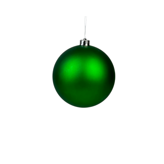(BHK01262EDK) Esfera mate 15 cm verde oscuro