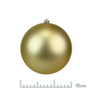 Esfera Mate Oro, Medidas 15 cm/20 cm/25 cm/30 cm