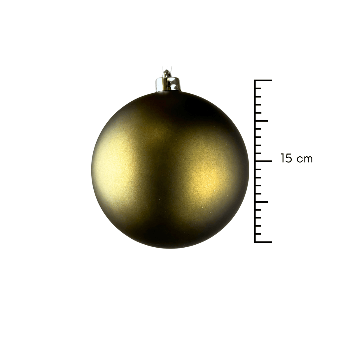 Esfera Mate 15Cm Oliva