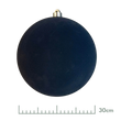Esfera Terciopelo Negro, Medidas 15 cm/20 cm/25 cm/30 cm