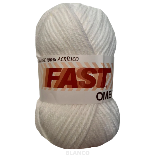 Estambre Fast C-01 Blanco 100 Gr