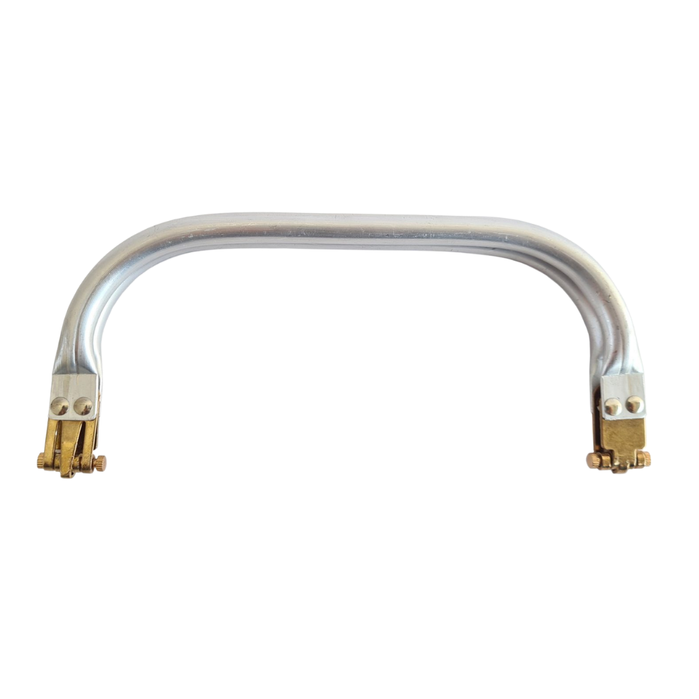 (BO-19) Boquilla 9X20 Cm color Niquel y Plata C/Oro