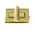 (1653) Broche Para Bolsa 3.8 Cm en Dorado y Plata