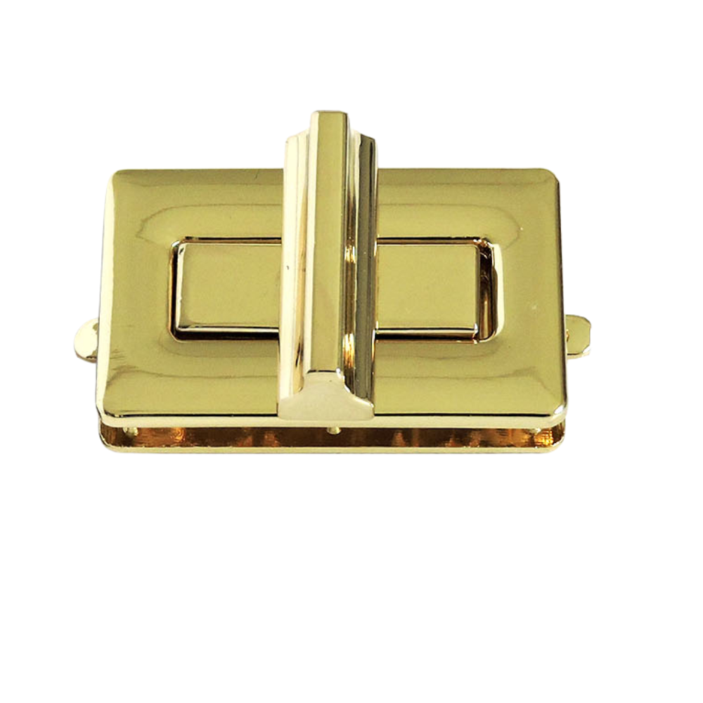 (1653) Broche Para Bolsa 3.8 Cm en Dorado y Plata