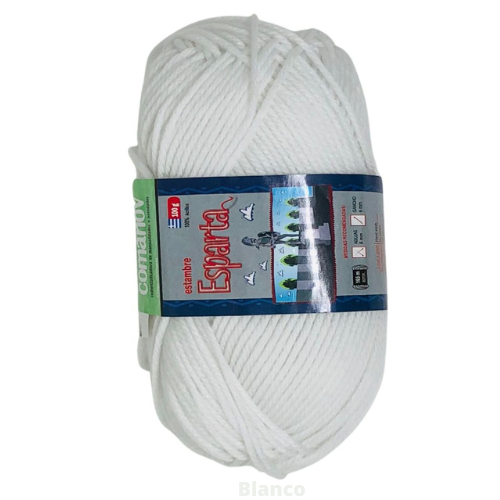 Estambre Esparta 100 Gr Blanco