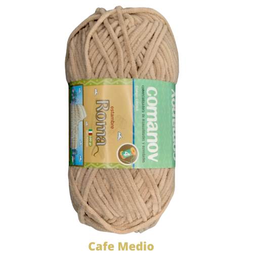 Estambre Roma 100 Gr Cafe Medio