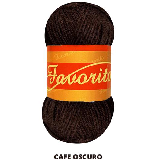 Estambre Favorito 50 Gr C-3028 Cafe Obscuro