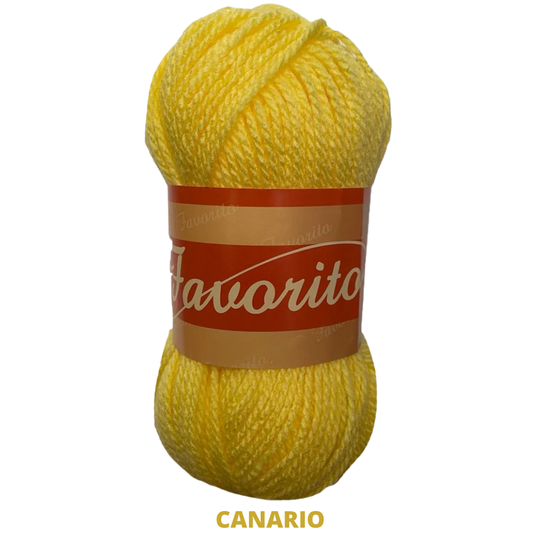 Estambre Favorito 50 Gr C-3003 Canario