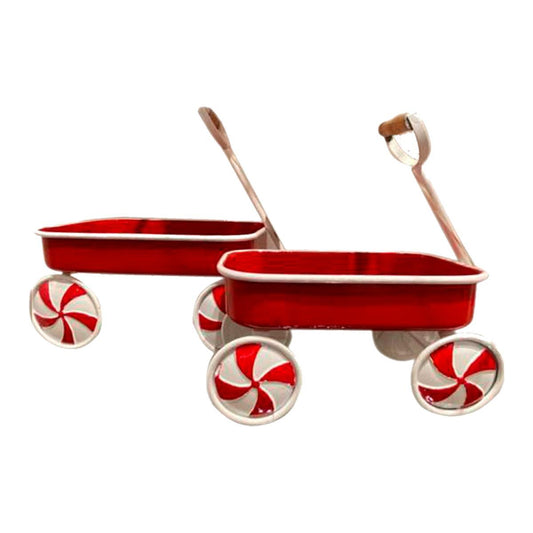 (CAR) Carrito metalico con diseño de caramelo