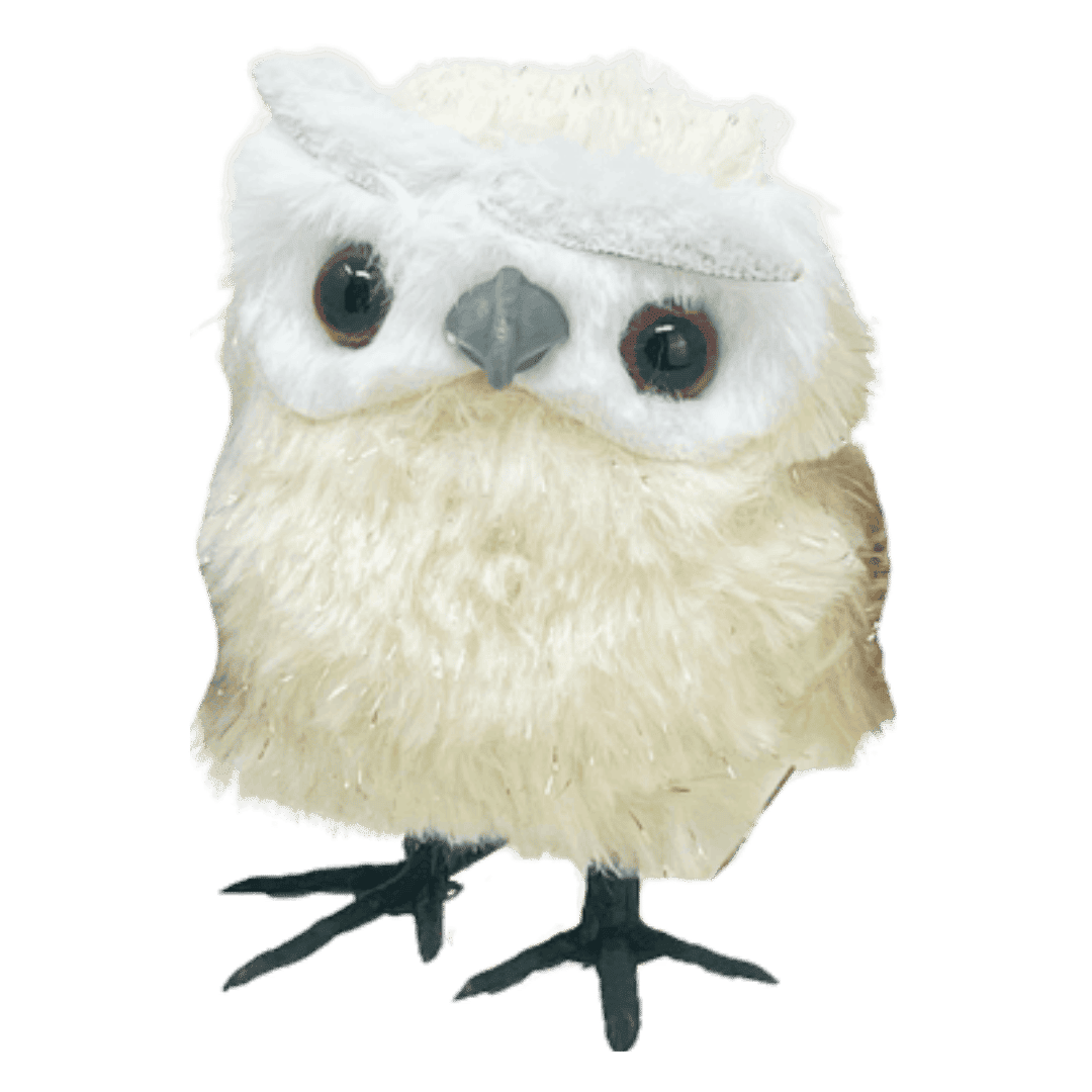 Buhos de peluche 14.5 X 17 X 7 cm