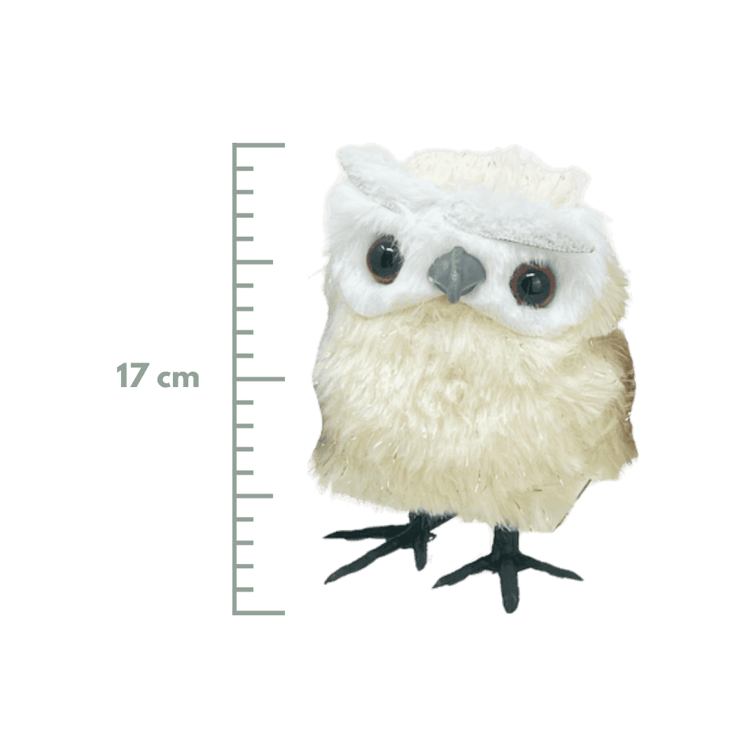 Buhos de peluche 14.5 X 17 X 7 cm