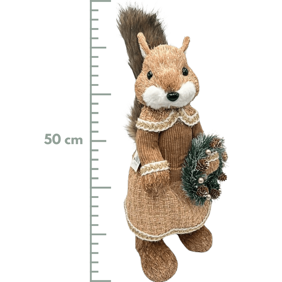 Ardilla elegante 50 cm niño/niña