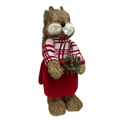 (CCY01200) Niña Ardilla 19X14X32 Cm
