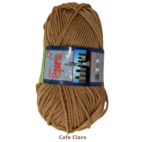 Estambre Esparta 100 Gr Cafe Claro