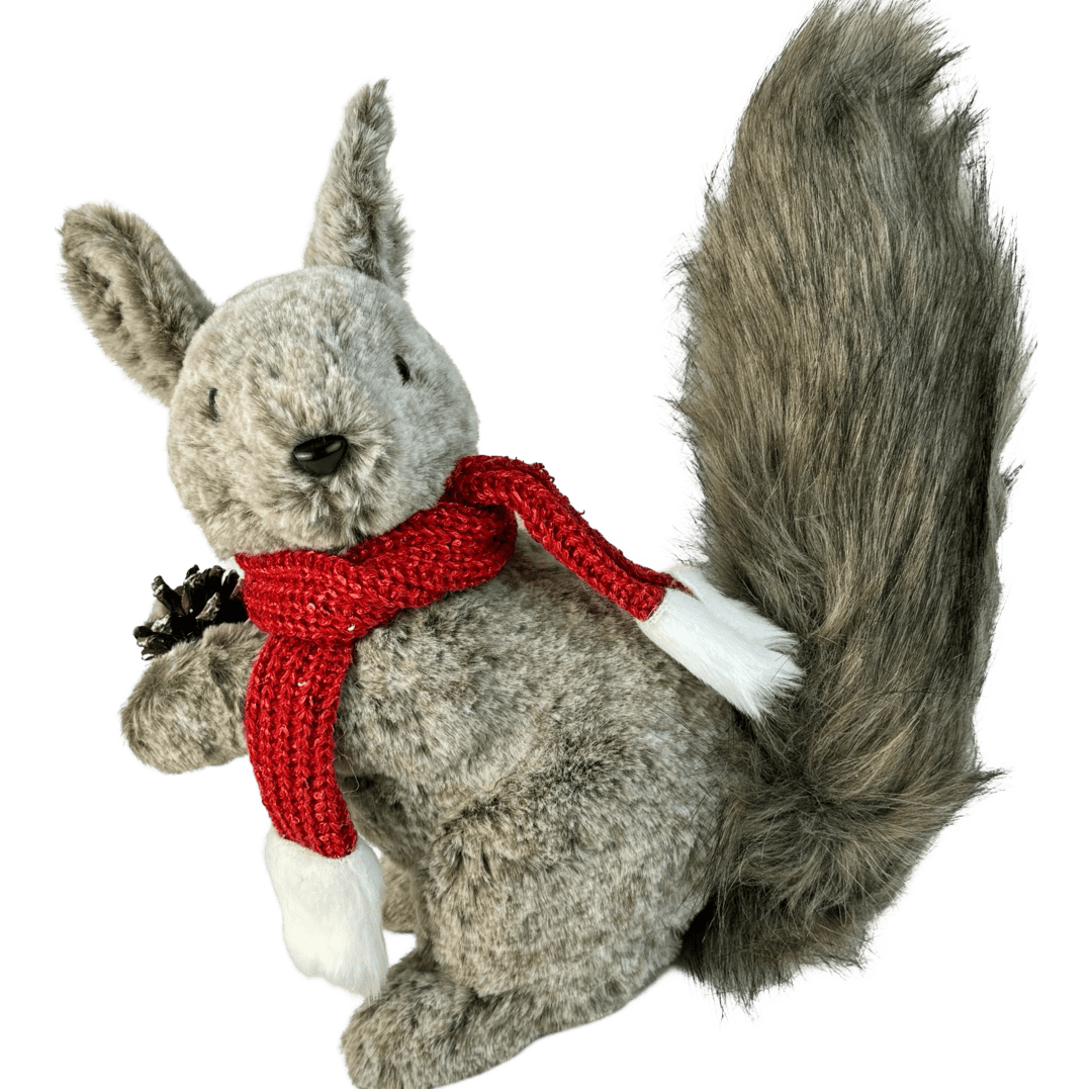 Ardilla Peluche 30 X 30 Cm Vintage