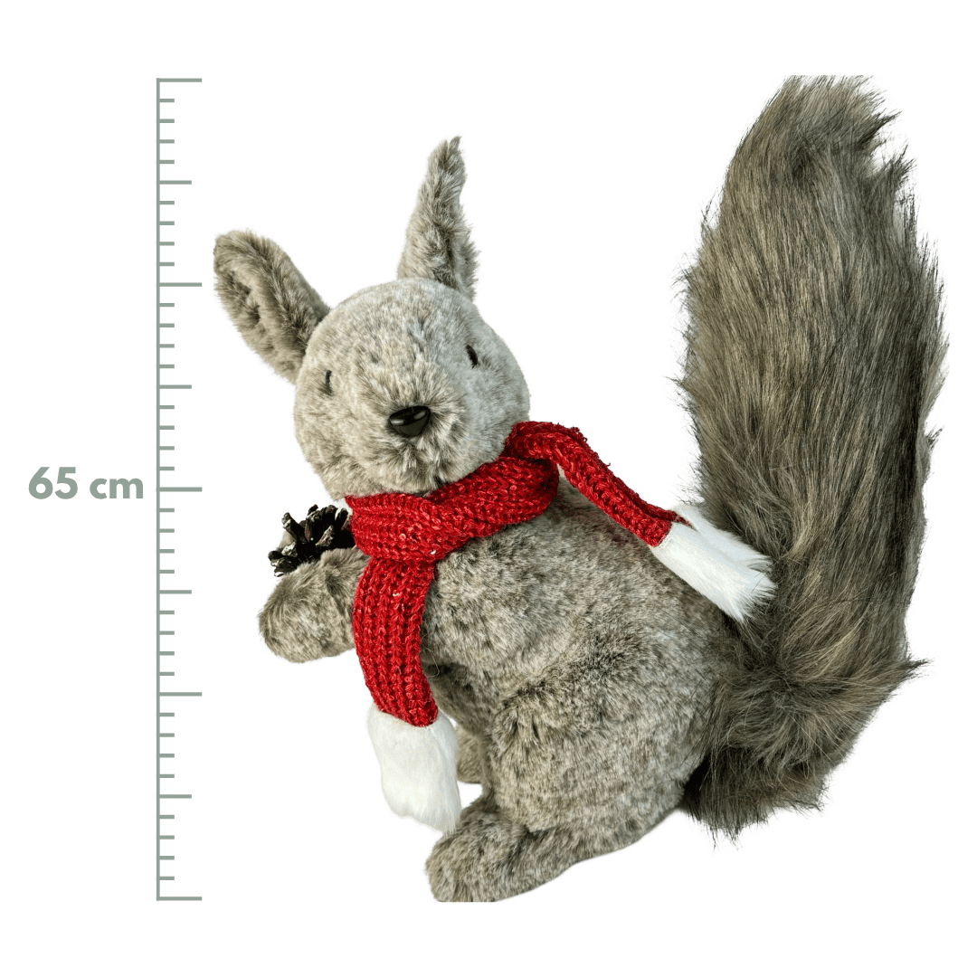 Ardilla Peluche 30 X 30 Cm Vintage