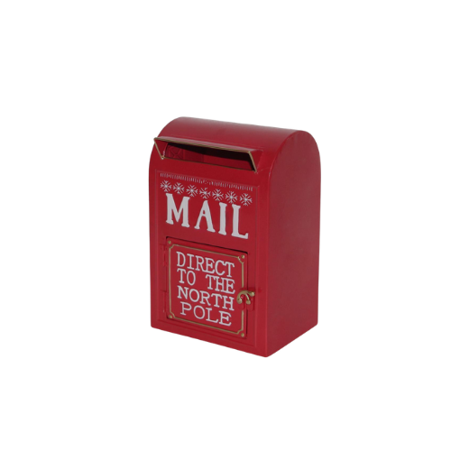 (22RC1444A) Buzon Metálico 19X12X27 Cm Rojo