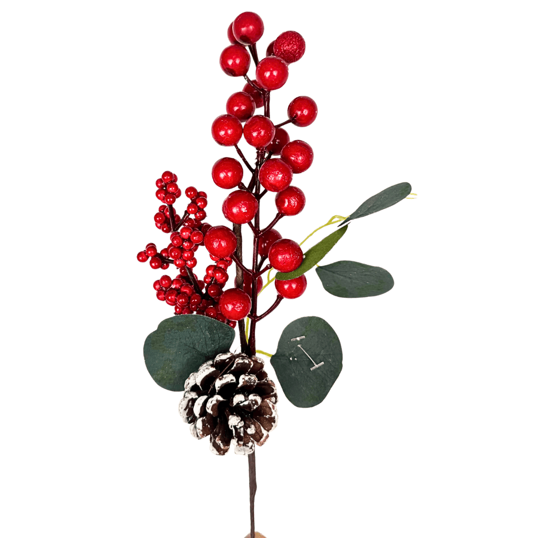 FOLLAJE BERRY 33CM ROJO