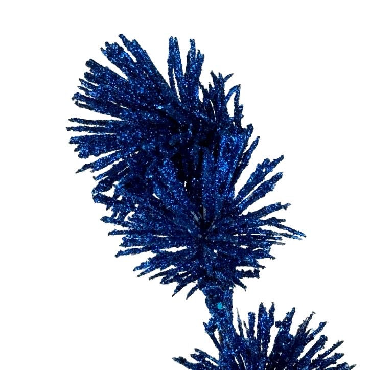 (DTI0164BDK) Follaje pompon 60 cm azul