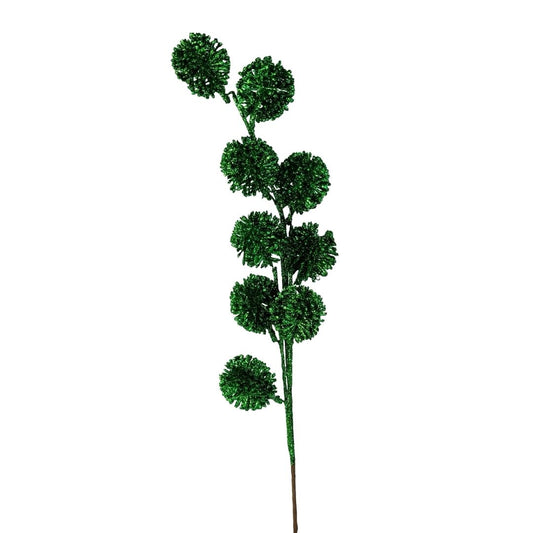 (DTI0164EDK) Follaje pompon 60 cm verde