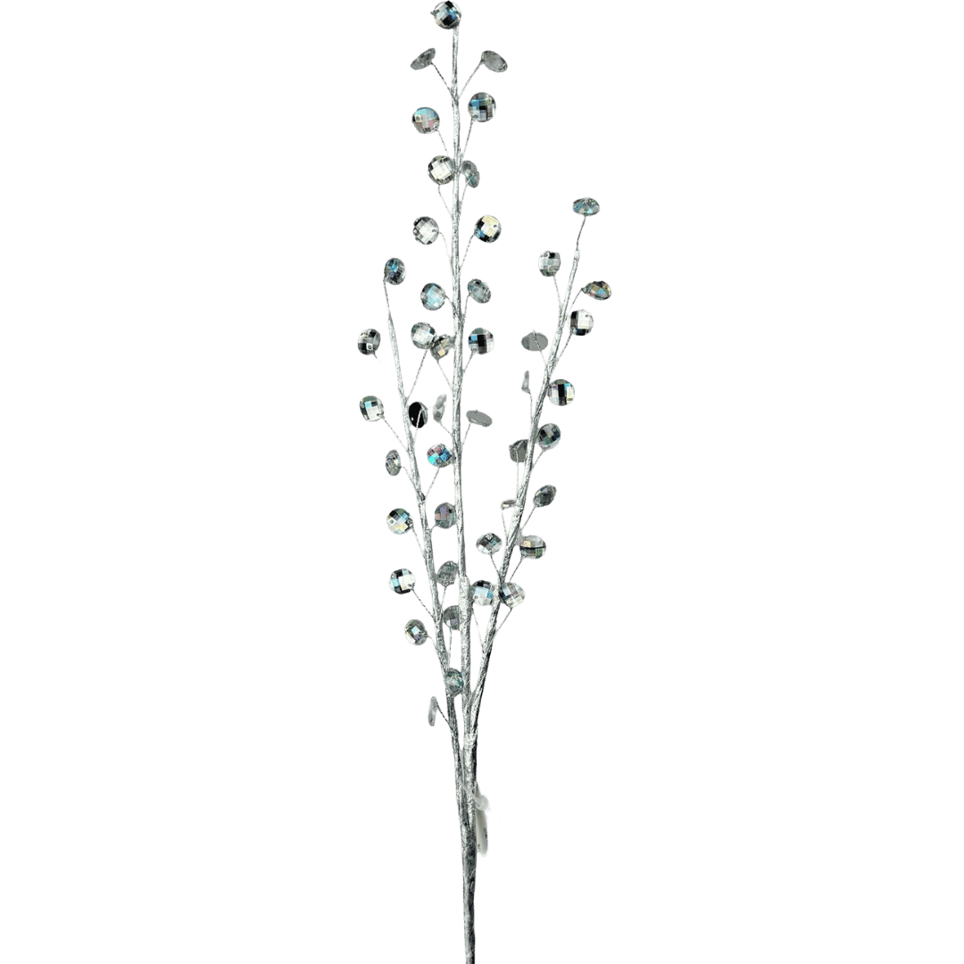 (DTI0200) Follaje alambrador cristal 55 cm