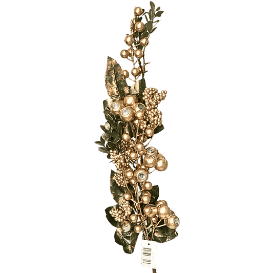 (DTI0327G) Follaje lux 70 cm oro