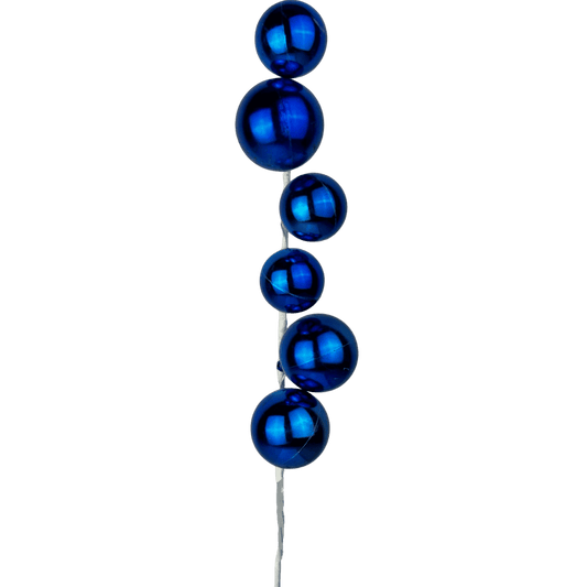 (DTI0328B) Vara esferas 60 cm azul rey
