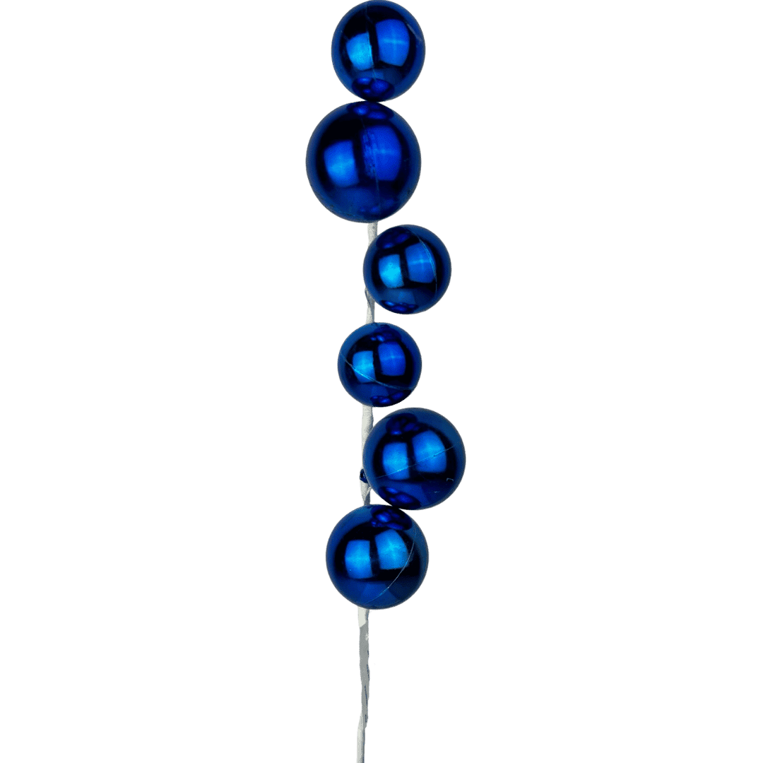 (DTI0328B) Vara esferas 60 cm azul rey
