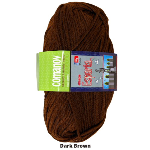 Estambre Esparta 100 Gr Dark Brown