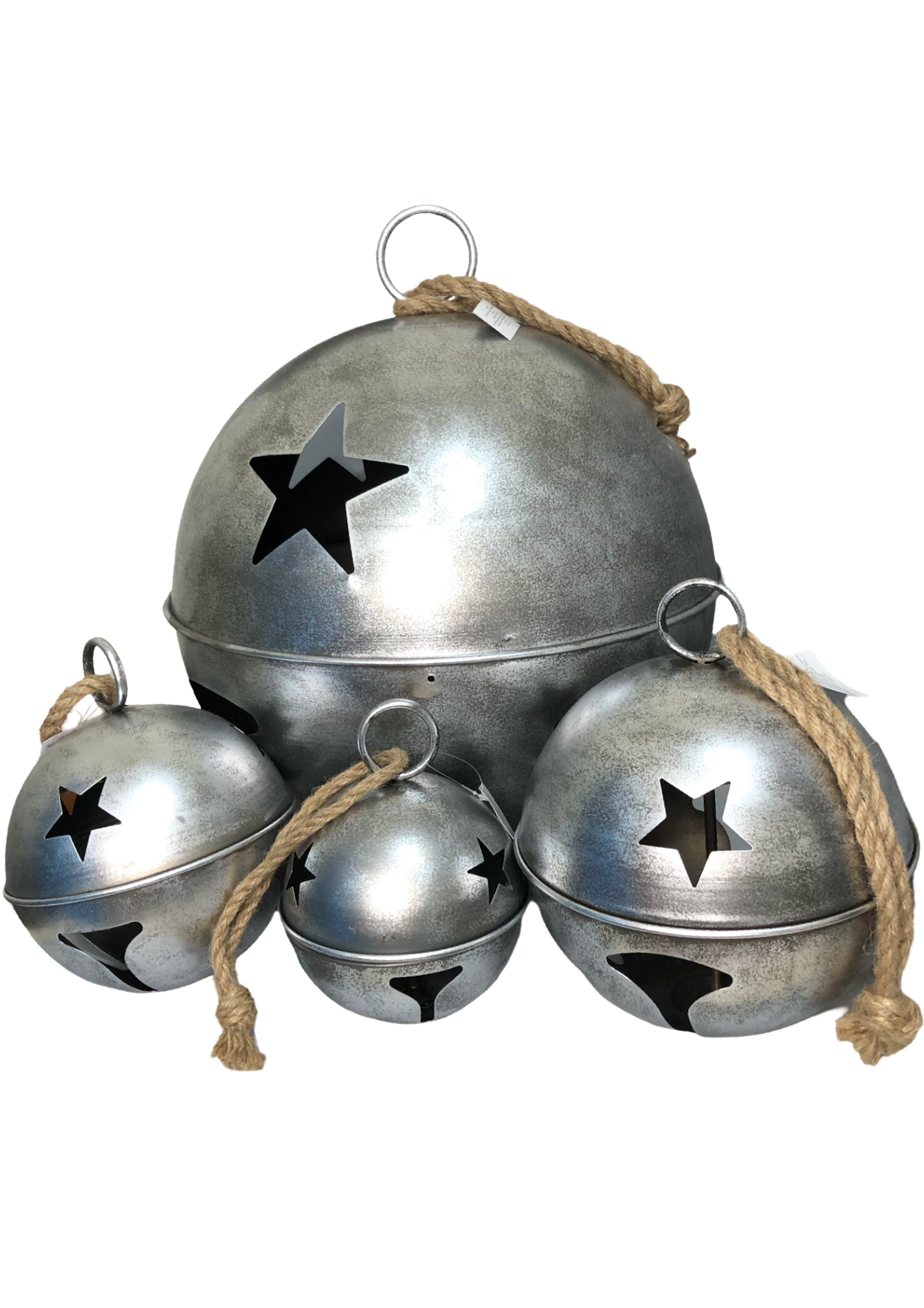 Cascabel metalico plata