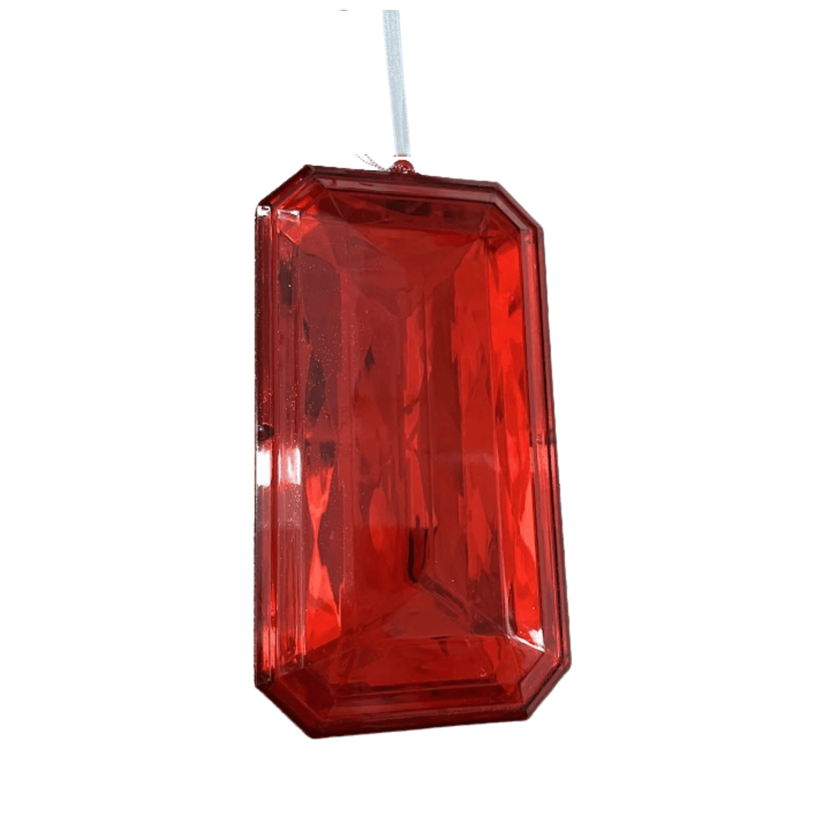 Esfera Joya rectangular 10X6.5X20Cm rojo
