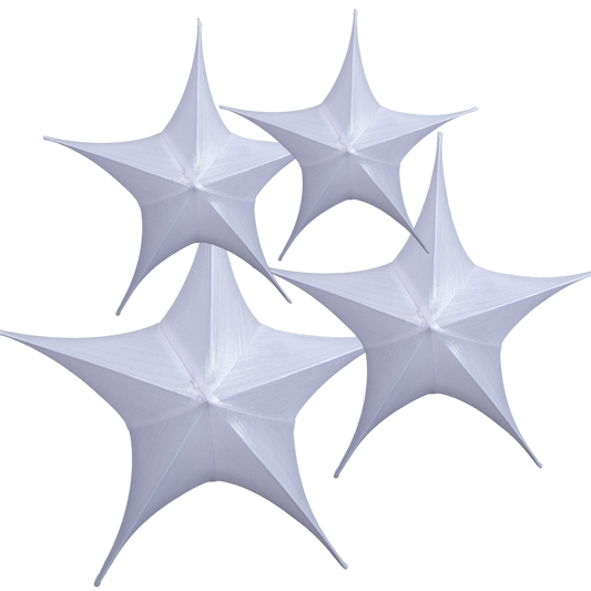 Estrella metalica blanca 40cm/65cm/80cm/110cm