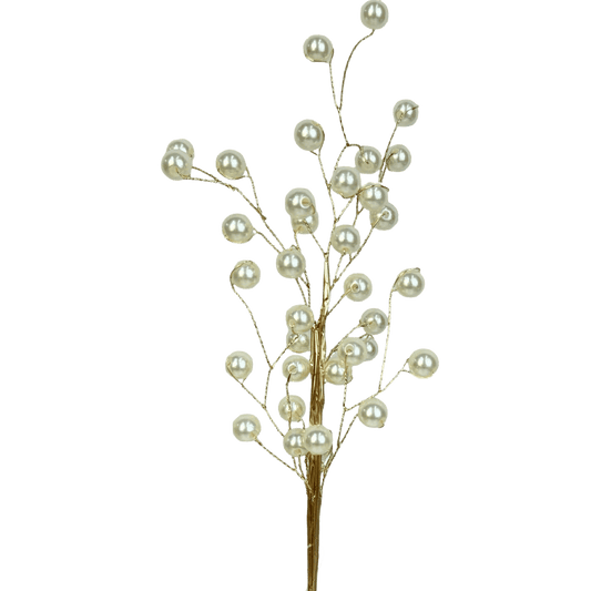 (FFD0002W) Follaje acrilico 40 cm blanco