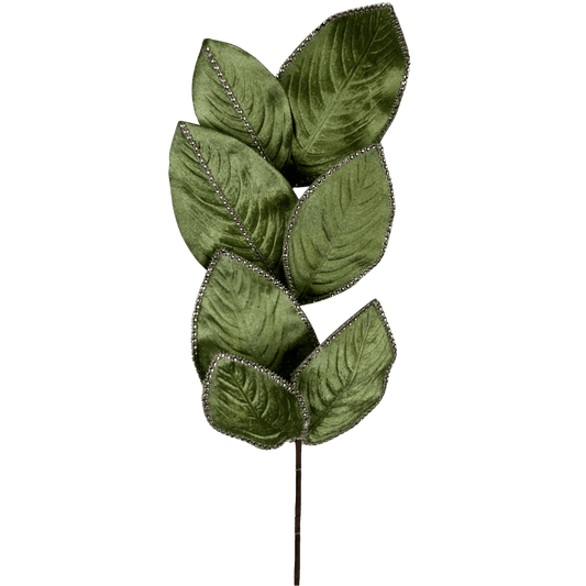 (FHY0093OL) Follaje mega hojas oliva 73 cm