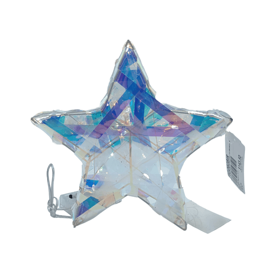 (FIG0828IR) Estrella con 10 luces, 20 x 3 cm