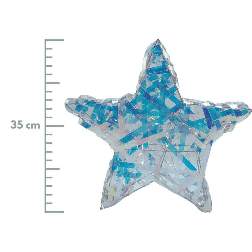 (FIG0831IR) Estrella con 15 luces 35 cm x 5 cm