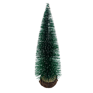 (FIG0896VD) Pino con base de madera 25CM verde