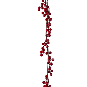 (Fla01084R) Guirnalda Berries 85Cm Rojo