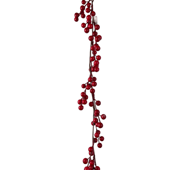 (Fla01084R) Guirnalda Berries 85Cm Rojo
